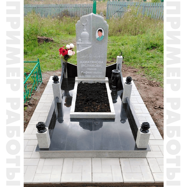 барельеф памятник из мансуровского гранита