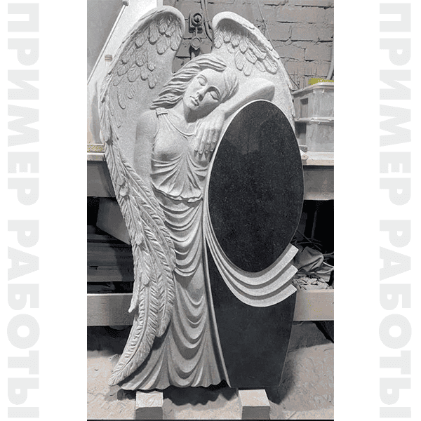 скульптура из гранита ангел 2