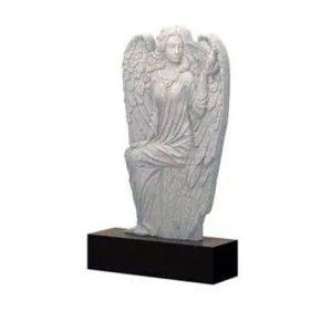 Памятник барельеф Ангел с птицей 2