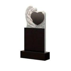 Памятник барельеф Ангел с сердцем