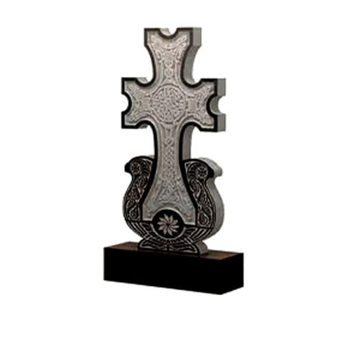 Памятник барельеф Армянский крест с декором Памятник барельеф Армянский крест с декором