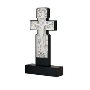 Памятник барельеф Крест с православной символикой