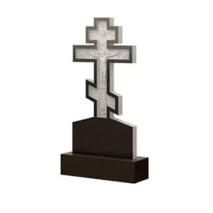 Памятник барельеф Крест с распятьем