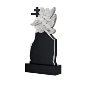 Памятник барельеф Стая птиц с крестом