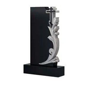 Памятник барельеф крест с фигурной резкой