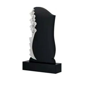 Памятник барельеф с веткой орхидеи