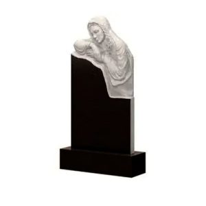 Памятник барельеф с печальной девой 4