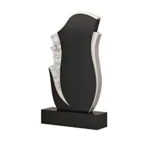 Памятник барельеф фигурный со спилом роз