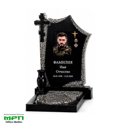 Образец памятника СВО из каталога №В39